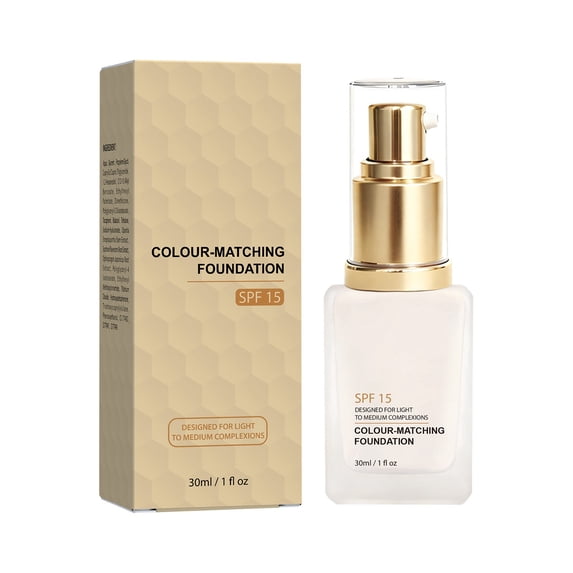 Kokovifyves 30ml Facial Coverage Fluid, Comfort Texture for Natural Daily Complexion Makeup