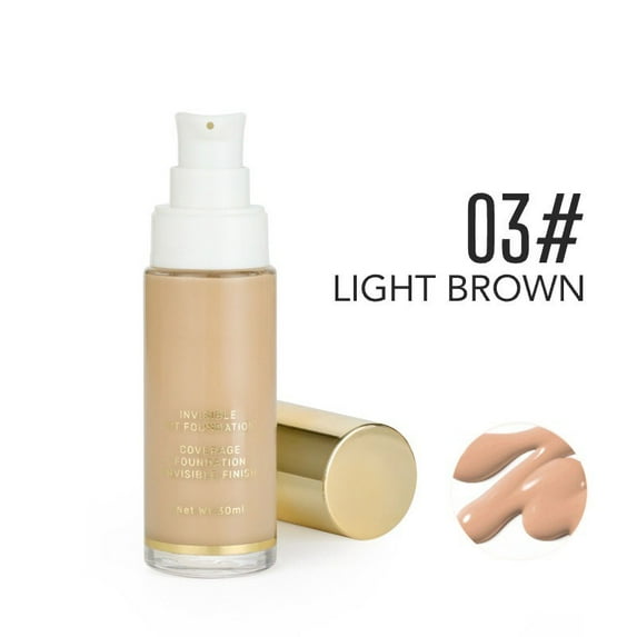 Kokovifyves 30ml Moisturizing Foundations Fluid Easy to Create Uniform Color Concealer for A Variety of to Make Shiny