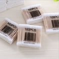 thumbnail image 1 of Kokovifyves 400PCS/4 Packs Cotton Swabs Wooden Ear Swabs Pures Cotton Double Round Thick Swabs for Makeup Daily Cleaning, 1 of 9