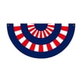 thumbnail image 1 of Kokovifyves 4th of July Patriotic Decorations for The Home Patriotic Half Round Flag Decorated with Patriotic Star Spangled Flag, 1 of 5