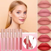 Kokovifyves 6 Shades 2026 Liquid Lip Gloss Collection, Long Wear Non Stick Daily Lip Cosmetic 0.5ml