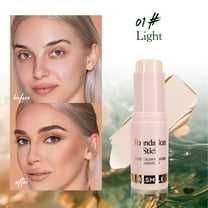 Kokovifyves 6-color Foundations Stick Waterproofs and Sweat-proof Brightening Repair Concealer Light Transparent Matte Foundations Liquid