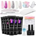 thumbnail image 1 of Kokovifyves 6Color Quick Extension Gel Set Nail Phototherapy Crystal Nail Extension Gel 90Ml, 1 of 5