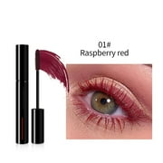 Kokovifyves 8g Small Steel Tube Mascara, Curling Long Lasting, Fine Brush Head for Eye Makeup