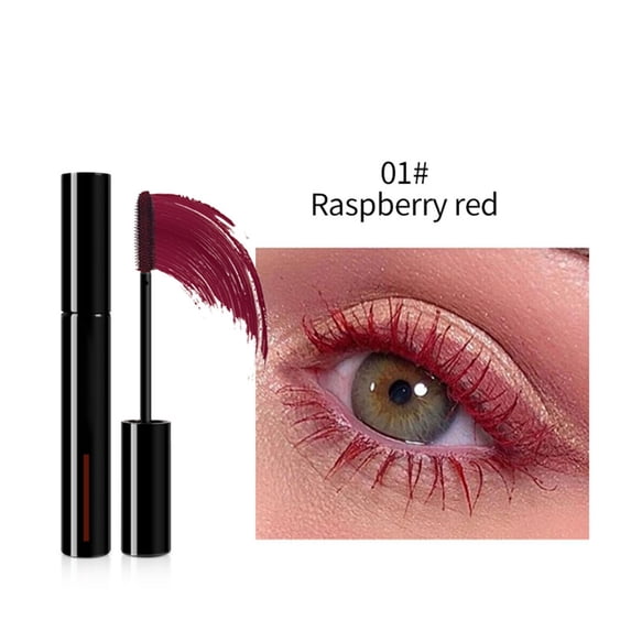 Kokovifyves 8g Small Steel Tube Mascara, Curling Long Lasting, Fine Brush Head for Eye Makeup