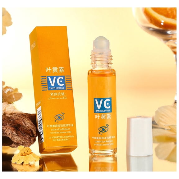 Kokovifyves 8ml Lutein Eye Fading Essences Oil Lifting Firming Brightening Week Fading Fine Lines Dark Circles