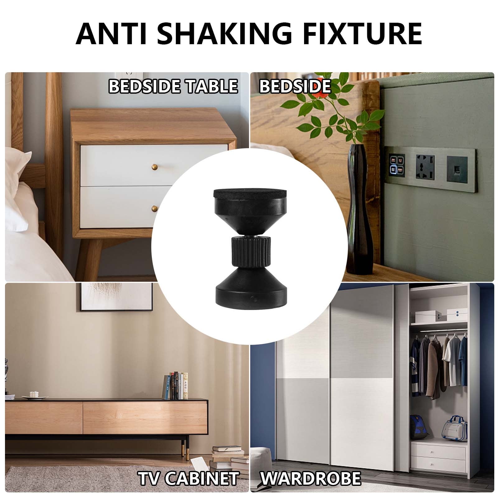 Kokovifyves Anti Shake Tool for Headboards Bedhead Shaking Furniture Falling Fixture
