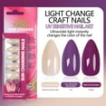 thumbnail image 1 of Kokovifyves Beauty Clearance Press On Nails with Designs Cute Full Cover Acrylic Nails Glossy Gradient Fake Nails Medium Shape False Nails with Glue Stick On Artif, 1 of 5