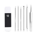 thumbnail image 1 of Kokovifyves Beauty Tools Closed Needle Set Cell Clamp Black Head Clamp Tweezers Squeezing Tool, 1 of 9