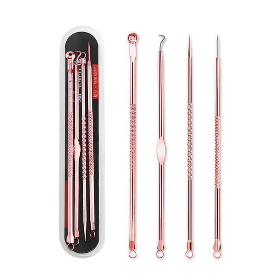 Kokovifyves Beauty Tools Double-headed Needle Pick Blackhead Needle Tool Set Rose Needle Needle