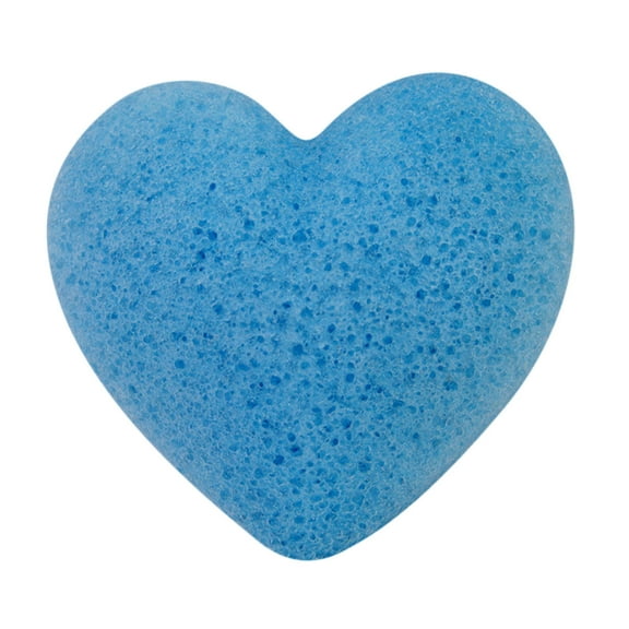 Kokovifyves Beauty Tools Face Konjac Heart-shaped Face Wash Wash Face Scrub Sponge Clean Face Make-up Removal Thicken Large Sponge