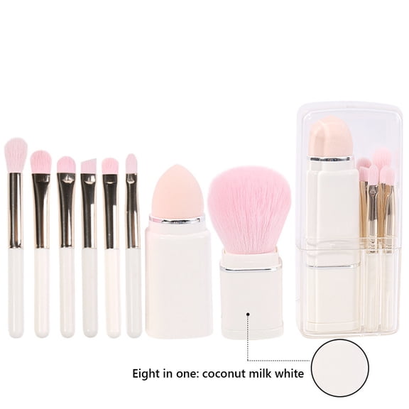 Kokovifyves Beauty Tools Makeup Brushes Kit Set Mini Portable Retractable Blush Brush Eye Brush Makeup Brush Set