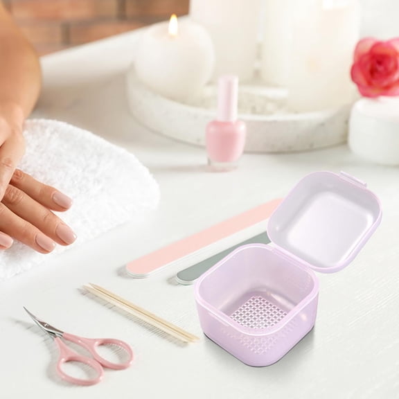 Kokovifyves Beauty Tools Nail Tool Box Plastic Tray