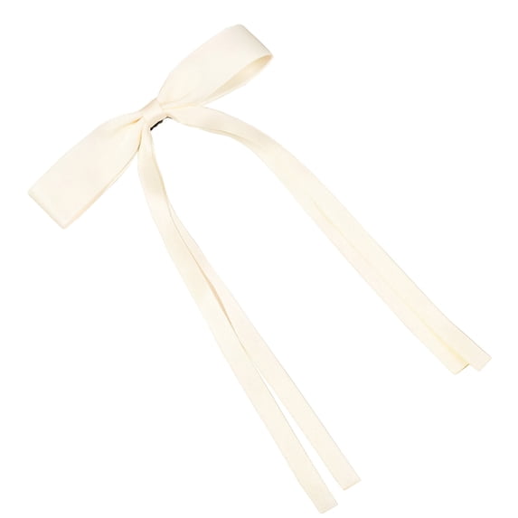 Kokovifyves Beauty Tools Women's Hair Clip, Long Tailed Tassel Ribbon Bow, Clip Girl, Solid Color Accessory Hair Clip Claw Bow