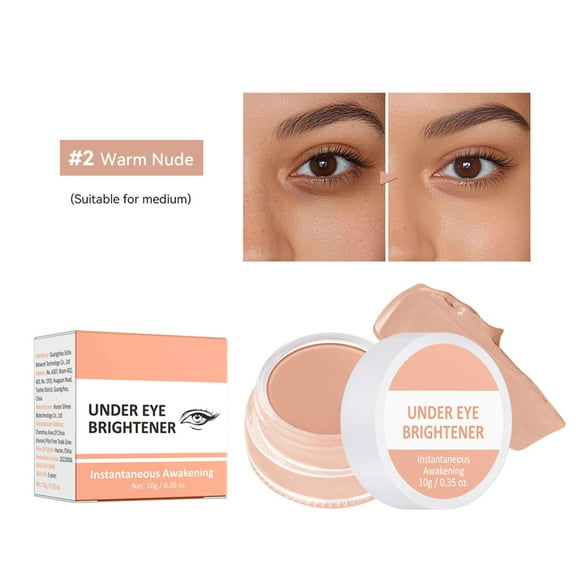 Kokovifyves Beauty and Makeup Eye Brightening Cream Dark Circles Concealer to Brightening Tone Under Eyes 10g