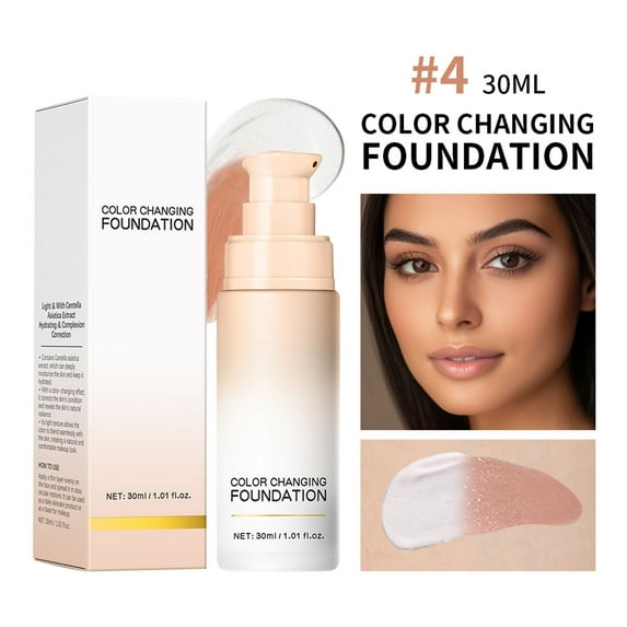 Kokovifyves Beauty and Makeup Foundation Hydrating and Light Long Lasting Coverage for All Types 30ml