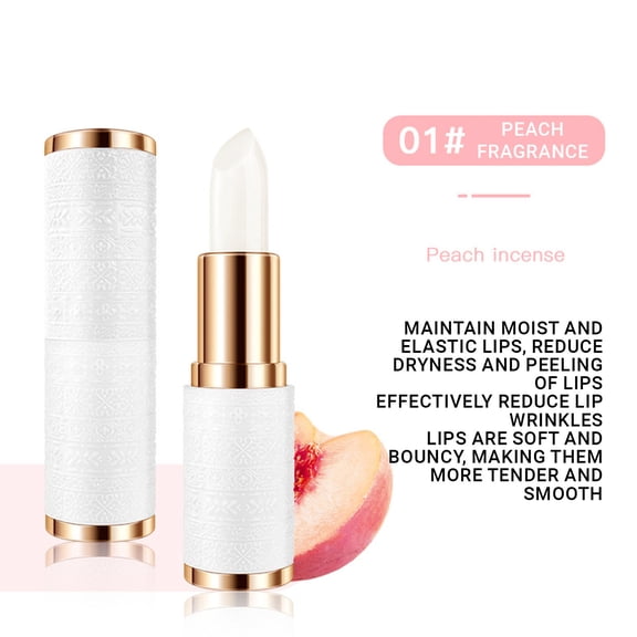 Kokovifyves Beauty and Makeup Gifts Lip Balm Winter Colorless Fruit Moisturizing Lipstick