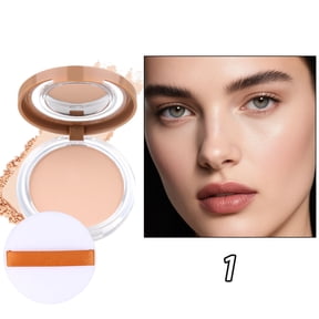 Kokovifyves Beauty and Makeup Waterproof Setting Powder Compact Long-Lasting Matte Finish Oil Control Powder