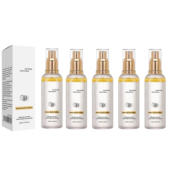 Kokovifyves Beauty and Skin Care Products 5PC White Wrinkle Spray Hydrating Firming Facial Mist 100ml