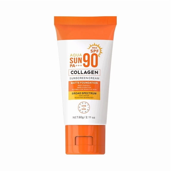 Kokovifyves Beauty and Skin Care Products Summer Facial Isolation Refreshing and Non Greasy SPF90+ 60g