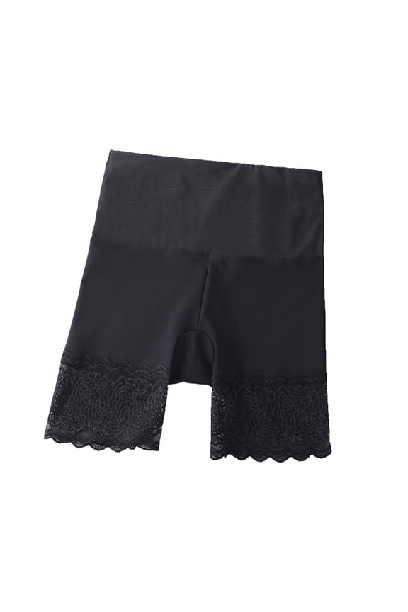 CHAFING ICE SILK THIGH Hip Lifting and Abdominal Tightening Underwear for Women with High Waist and Postpartum Waist Girdle Without Marks Shaping Pants