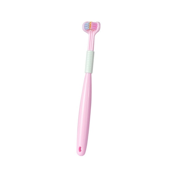 Kokovifyves Children'S Three-Sided toothbrush Boys and Girls Clean Soft Bristle toothbrush Children'S toothbrush