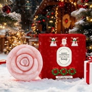 Kokovifyves Christmas Sakuras Soap for Gift Giving Multiple Skincares Benefits 100g