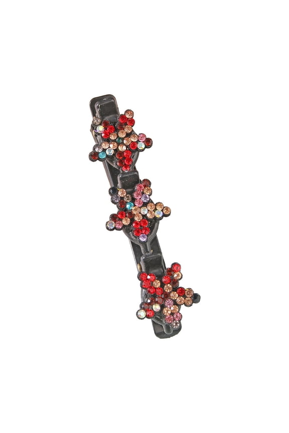 Clearance Sales!1PCS Hair Clips with Sparkling Crystal Stones Braideds Rhinestone Hair Clips for Women and Girls Shiny Rhinestone Hair Clip Light Braideds Hair Clips