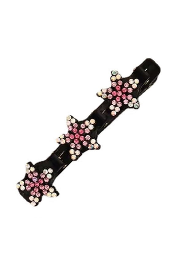 Clearance Sales!1PCS Hair Clips with Sparkling Crystal Stones Braideds Rhinestone Hair Clips for Women and Girls Shiny Rhinestone Hair Clip Light Braideds Hair Clips