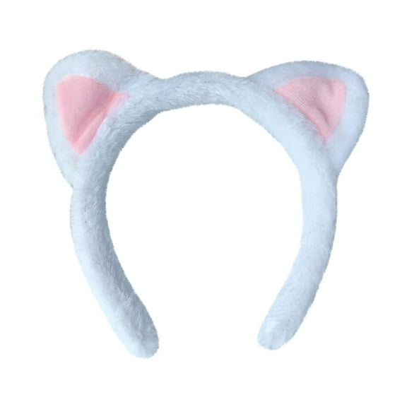 Kokovifyves Clearance Sales!Cute Cats Ears Headband for Washing Face Makeup Skin Care Cosplay Costume Soft Push Cats HeadBands Hair Accessories for Women Teen Girls