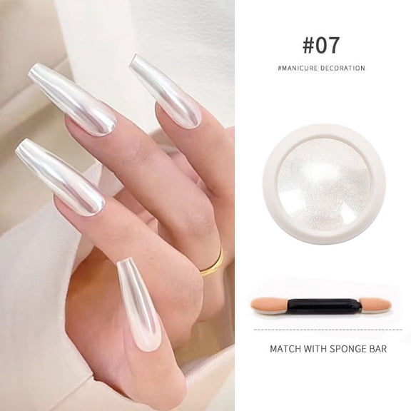 Kokovifyves Clearance Sales!Powder Sky Mirror Auroras Powder Super-shimmering White Mirror Ice Lens Magics Mirror Powder