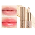thumbnail image 1 of Kokovifyves Color Changing Long Lasting Lipstick Gold Crystal Ph Lipstick 24 Hours Moisturizing Glossy Shine Lip Gloss for Women 3g, 1 of 8