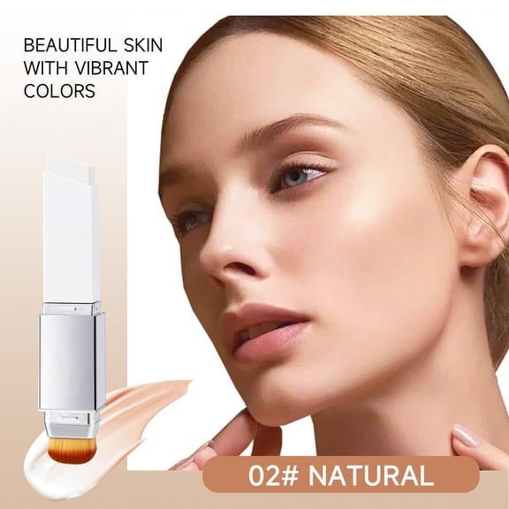 Kokovifyves Color Changing Makeup Stick Concealer Powder Cream Light and Thin Brightening Tone