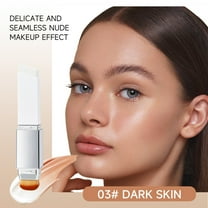 Kokovifyves Color Changing Makeup Stick Concealer Powder Cream Light and Thin Brightening Tone