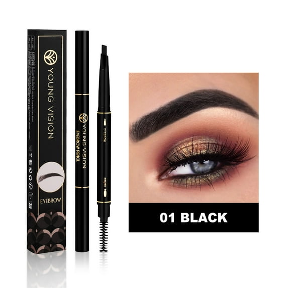 Kokovifyves Colored Eyebrow Pencil Long-lasting and Not Easy To with Clear and Natural Three-dimensional