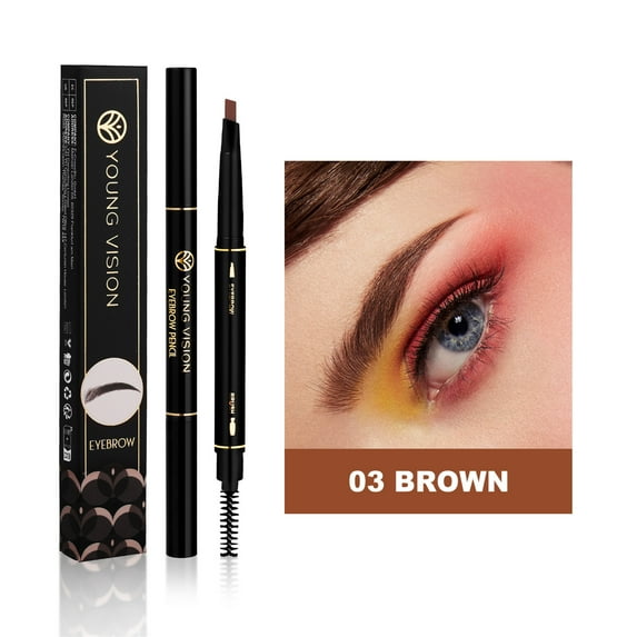 Kokovifyves Colored Eyebrow Pencil Long-lasting and Not Easy To with Clear and Natural Three-dimensional
