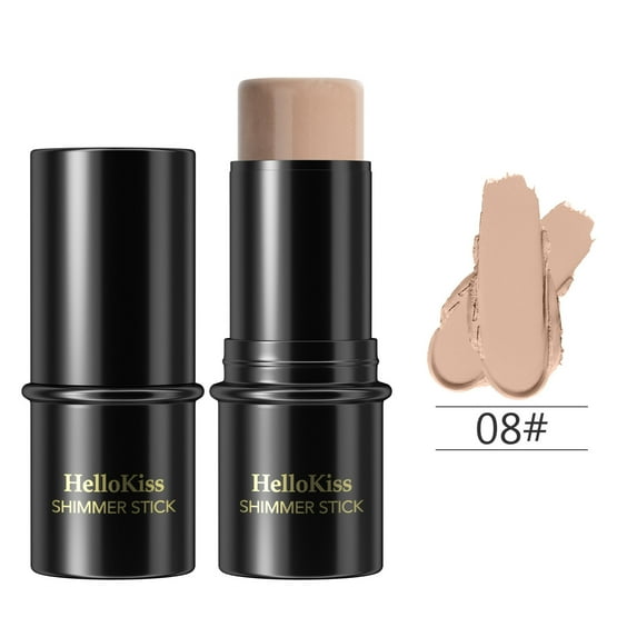 Kokovifyves ContourStick Highlighter Stick and Cream Blush Stick Moisturizer, Face Brightens & Shades Pencil