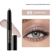 Kokovifyves Cream Eyeshadow Stick Cream-to-Powder Finish 10H Long-Lasting Pigment One Eyeshadow Stick - Micronized Pigments Makeup