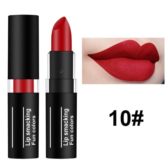 Kokovifyves Dark Lipstick White Nude Color Halloween Creative Makeup Retro Lipstick