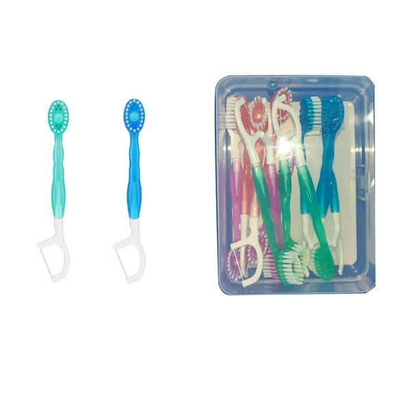 Kokovifyves Disposable Portable Burst Toothbrush One Brush Multi-Purpose Adults Home Use Outdoor Fresh Breath Portable Functional Toothbrush