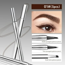 Kokovifyves Double Headed Fine Eyebrow Pencil Waterproof and Sweat Long Lasting Shaping Natural and Three Dimensional Without Fading