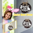 thumbnail image 1 of Kokovifyves Spring and Summer Decorations Happy Easter Day Wooden Sign Hanging Round Decoration Home Window Wall Indoor, 1 of 8