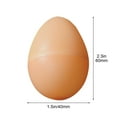 thumbnail image 1 of Kokovifyves Easter Decorations for The Home Clearance Disposable Glows Stick Eggs Easter Glitter Eggs Easter Party Glows Eggs 2ml, 1 of 2