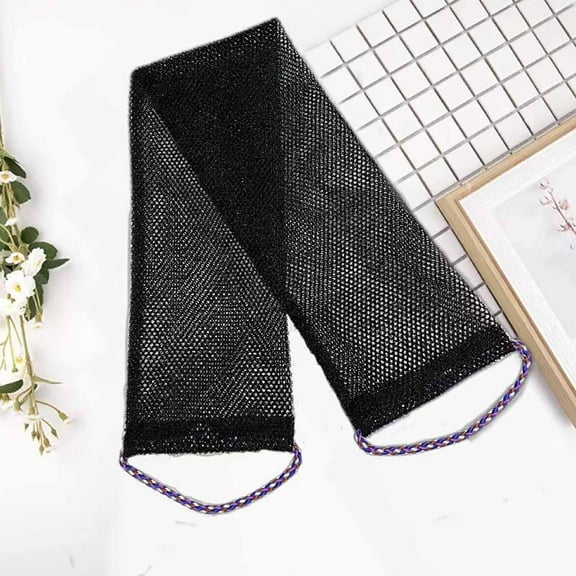 Kokovifyves Exfoliating Net Sponge Drawstring Africa Bath Towel for Men Foaming Bath Towel for Women Mud Rubbing Bath Towel for Cleaning