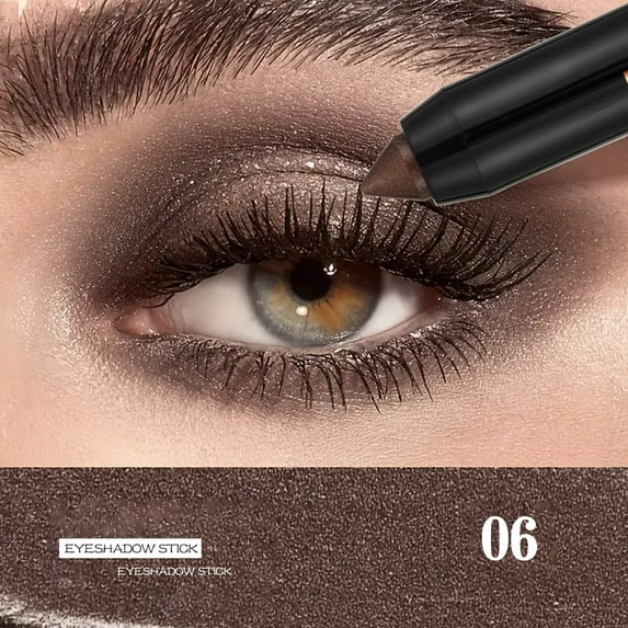 Kokovifyves Eye Shadow Stick Pearlescent Glitter Without Smudging High Gloss Eye Shadow Pen Pearlescent Fine Glitter To Eye Shadow Lazy Eye Shadow