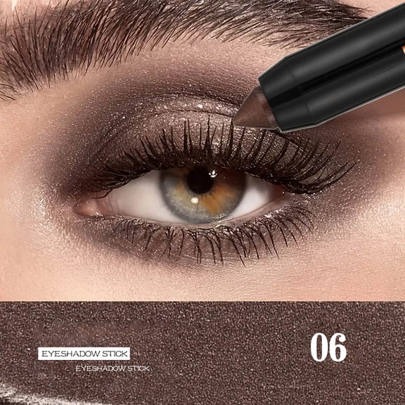 Kokovifyves Eye Shadow Stick Pearlescent Glitter Without Smudging High Gloss Eye Shadow Pen Pearlescent Fine Glitter To Eye Shadow Lazy Eye Shadow