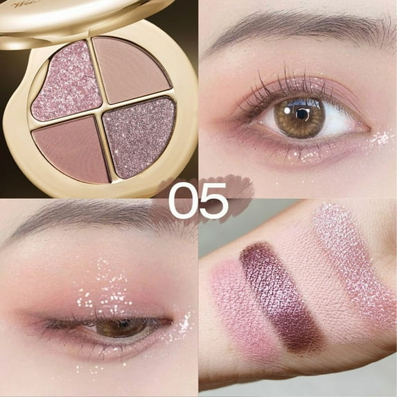 Kokovifyves Eyeshadow Kit for Women The Star Sky Eyeshadow Makeup Shine Eyeshadow and Highlighter Makeup Suit for All Types 4.6g