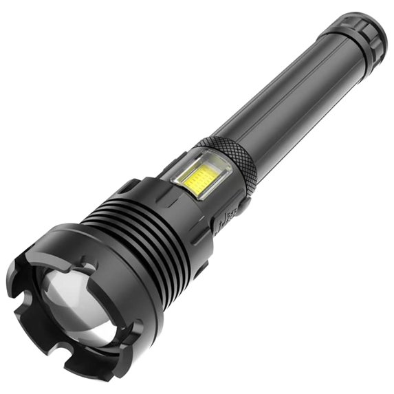 Kokovifyves Flashlight Clearance Outdoor Strong Light Searchlight Aluminum Alloy Telescopic Focusing P90 Flashlight