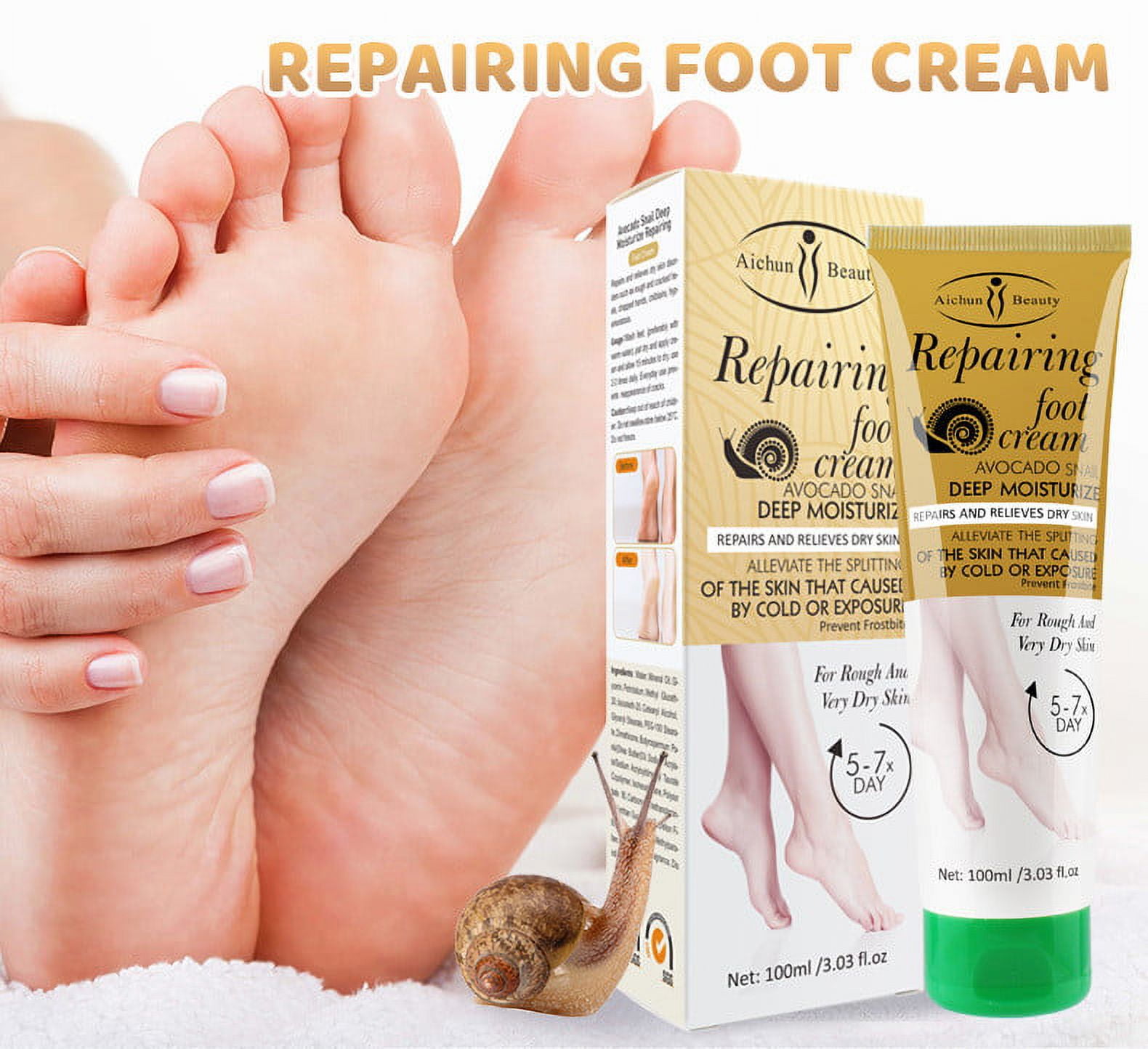 Kokovifyves Foot Finish Repair Cream Athletes Reatment 4Oz Dry Cracked Feet Nighttime intensive Repair Skin Healing Ointment 0c264938 3abb 49be 8310 7eb94f4ca62d.4986fca5da31a5f33f05e756f290cf36