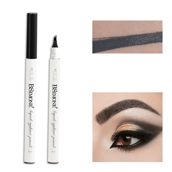 Kokovifyves Four-pronged Eyebrow Pencil Makeup Natural Three-dimensional Eyebrow Pencil 2.5ml